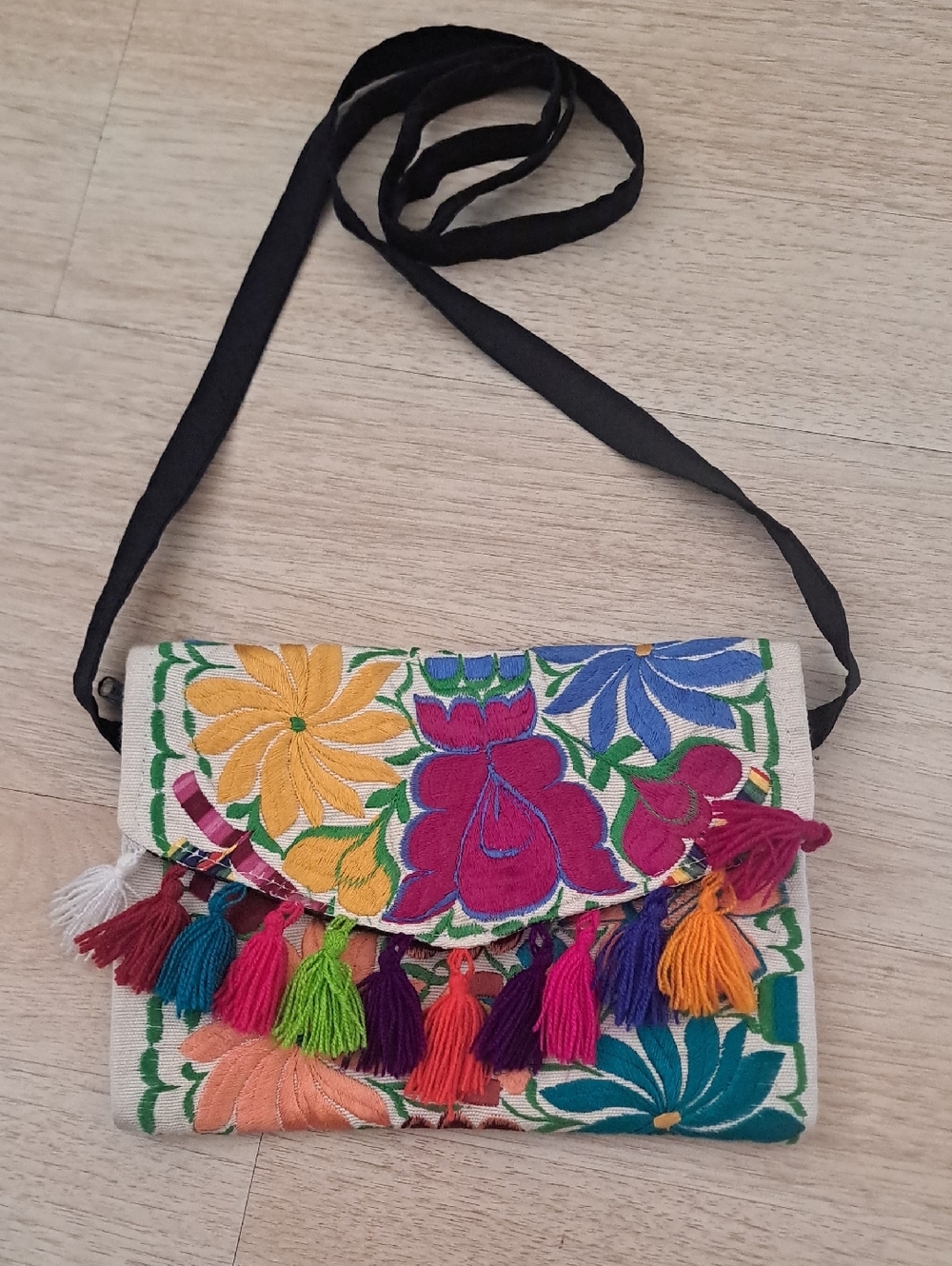 Crossbody - Clutch Embroidery Authentic Mexican Bag